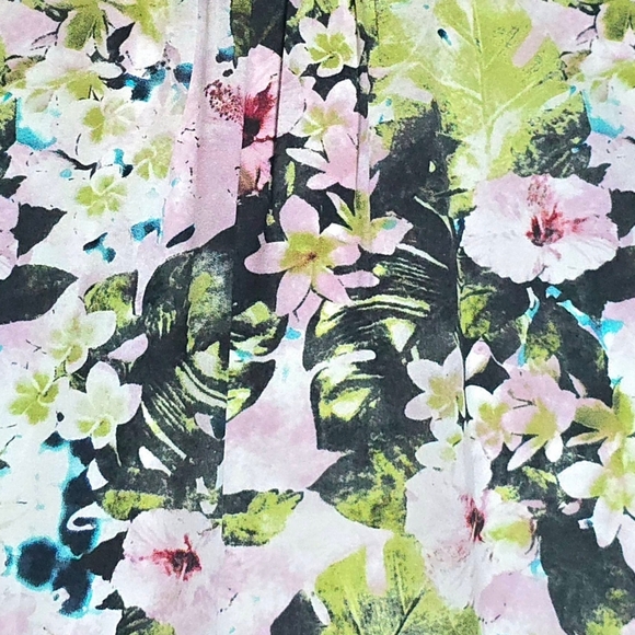 Floral Mini Slip Dress Boho Summer 2025 Cottagecore Festival V-Neck XL Plus Size - Picture 7 of 15